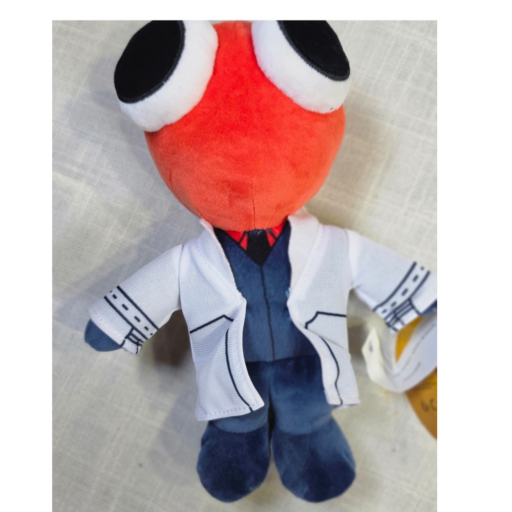Rainbow Friends Scientist Plush Red Roblox PhatMojo Stuffed Toy Figure NWT